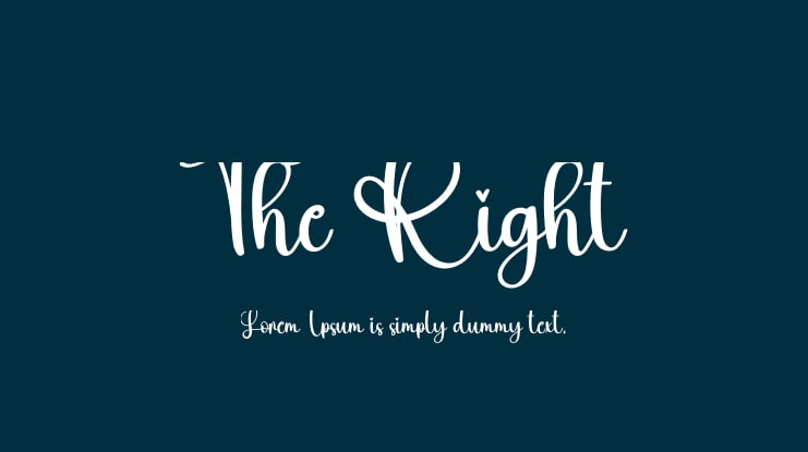 The Right Font