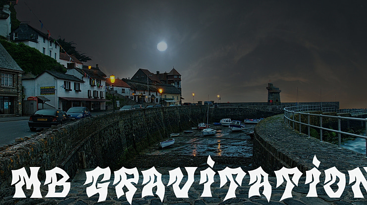MB Gravitation Font