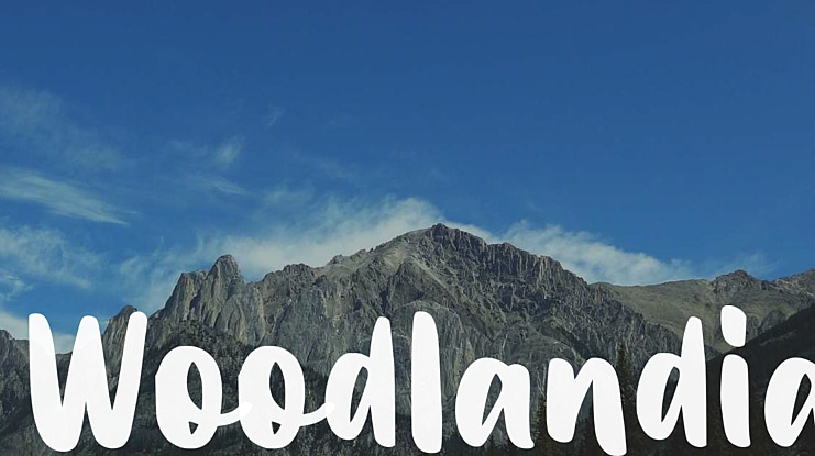 Woodlandia Font