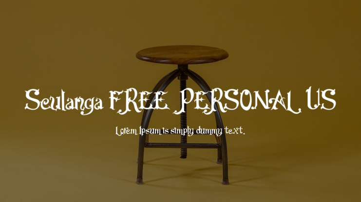 Seulanga FREE PERSONAL US Font