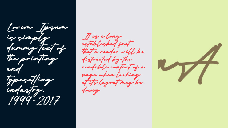 Huntley Signature Font