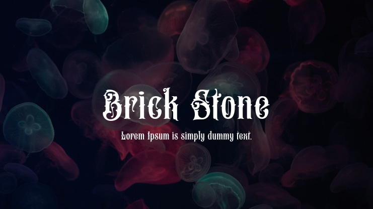 Brick Stone Font