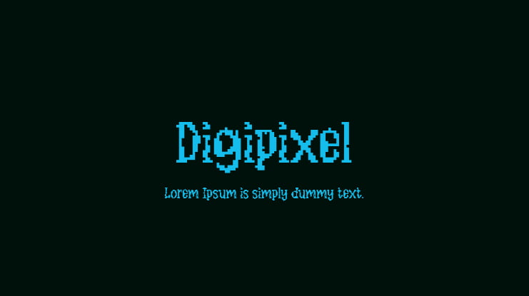 Digipixel Font