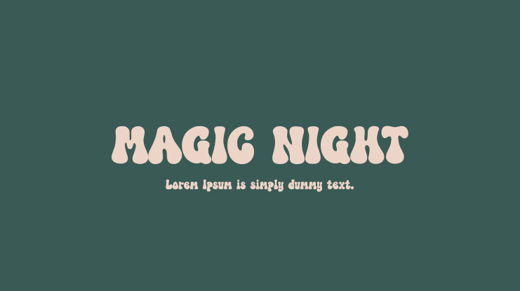 MAGIC NIGHT Font