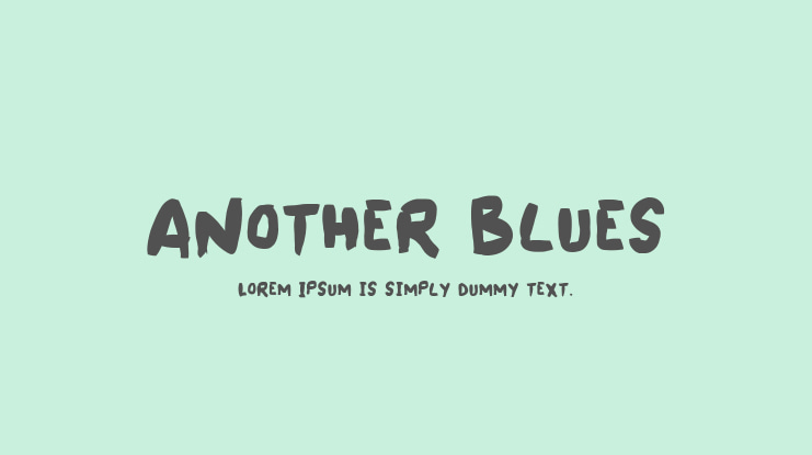Another Blues Font
