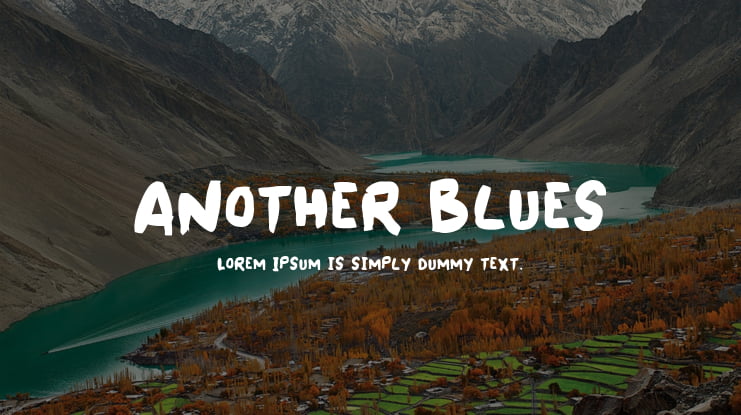 Another Blues Font