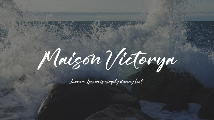 Maison Victorya Font