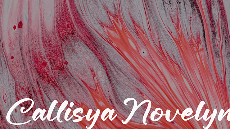 Callisya Novelyn Font
