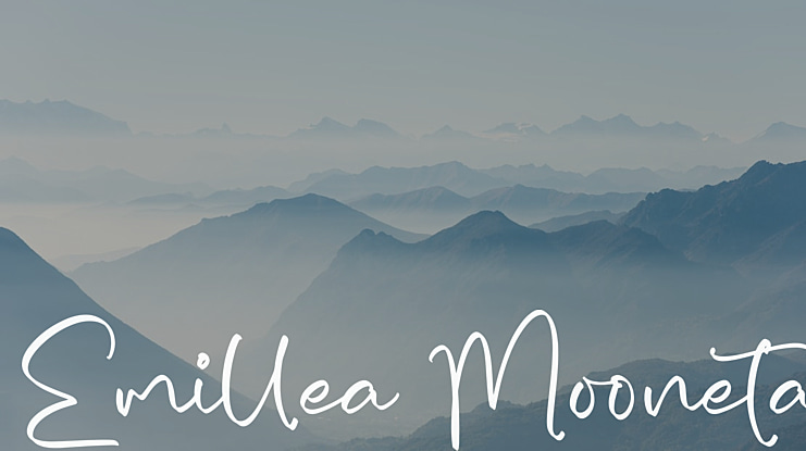 Emillea Mooneta Font