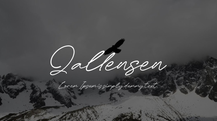Qallensen Font