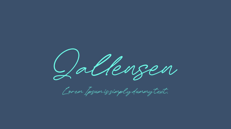 Qallensen Font