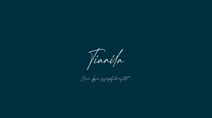 Tianila Font