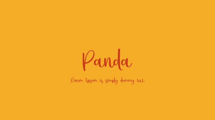 Panda Font
