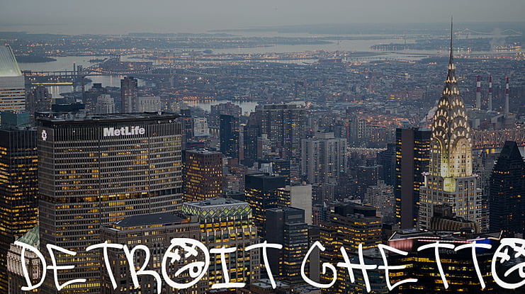 Detroit Ghetto Font