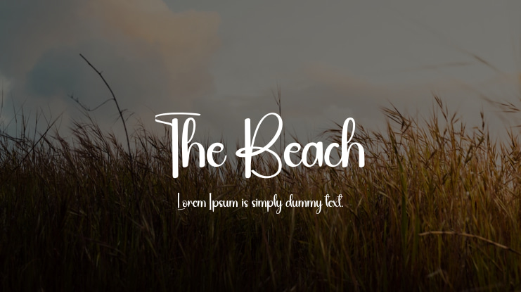 The Beach Font