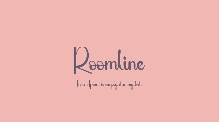 Roomline Font