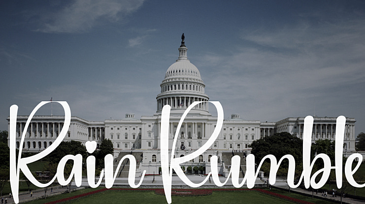 Rain Rumble Font