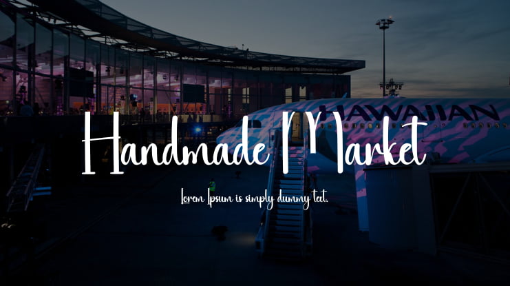 Handmade Market Font