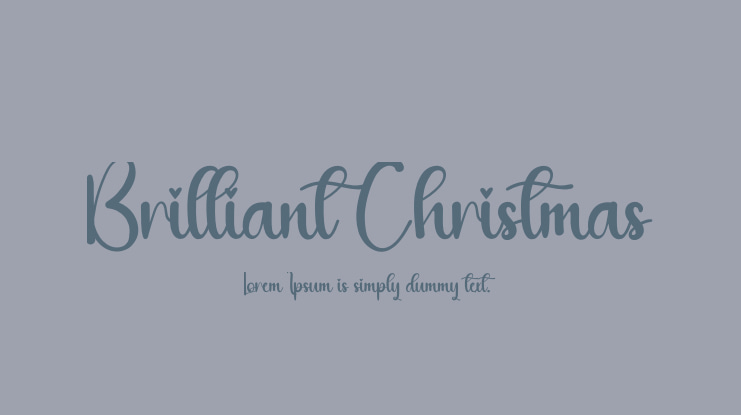 Brilliant Christmas Font