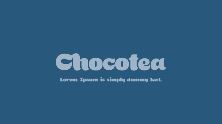 Chocotea Font Family