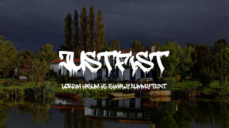 JustFist Font Family