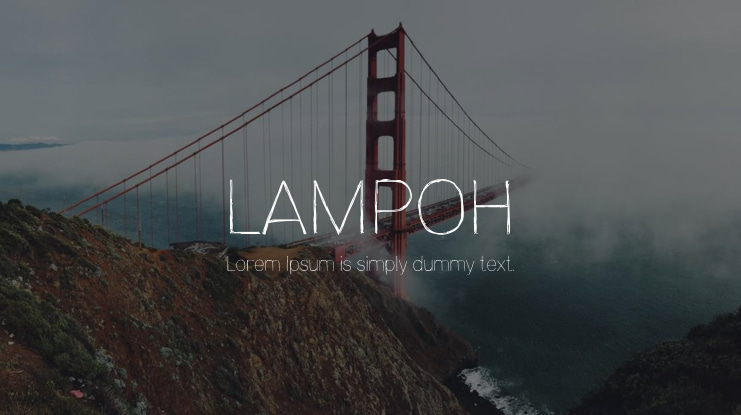LAMPOH Font Family