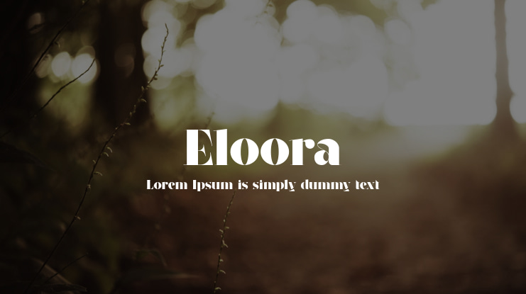 Eloora Font