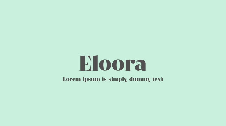 Eloora Font