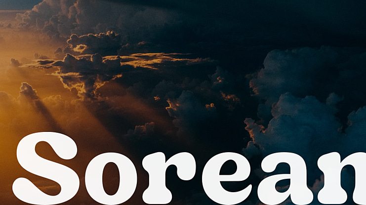 Sorean Font Family
