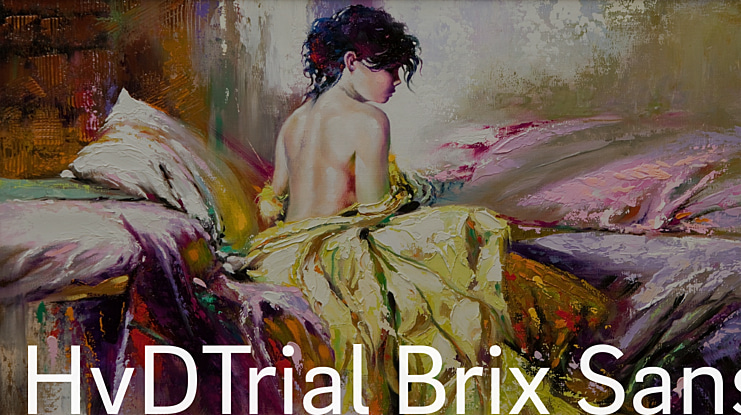 HvDTrial Brix Sans Font Family