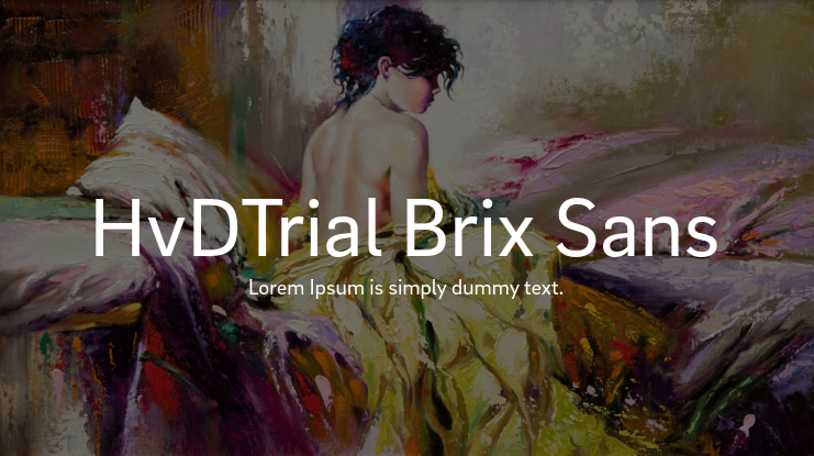 HvDTrial Brix Sans Font Family