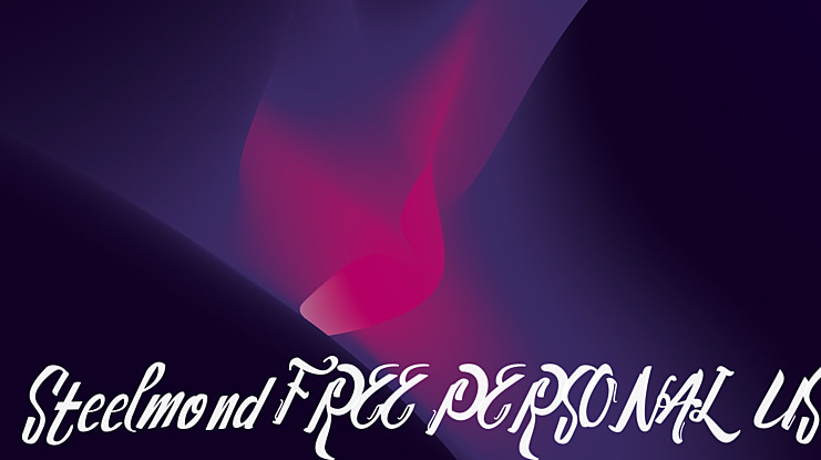 Steelmond FREE PERSONAL US Font