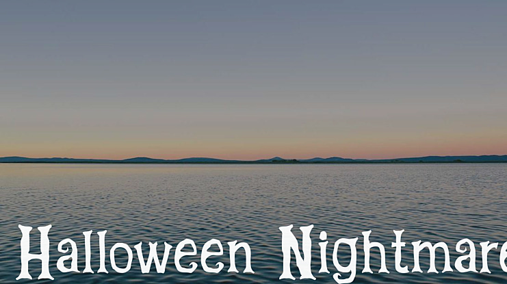 Halloween Nightmare Font