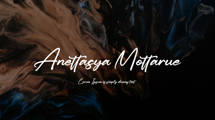 Anettasya Mottarue Font
