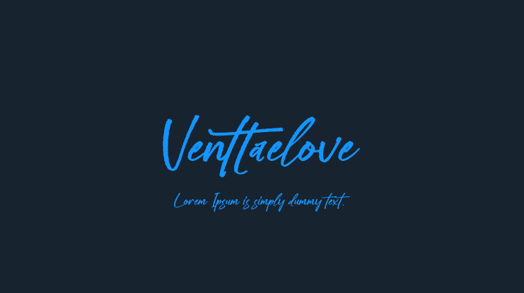 Venttaelove Font