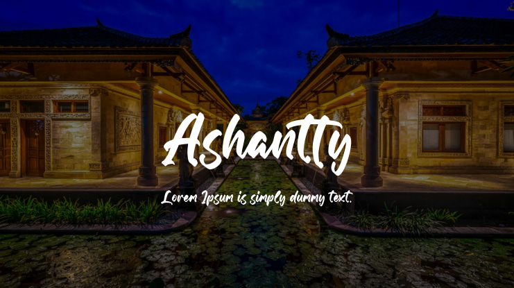 Ashantty Font