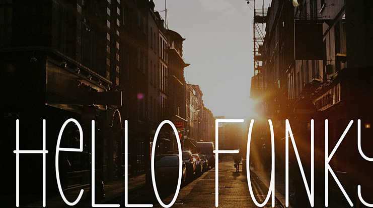 Hello Funky Font