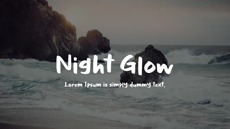 Night Glow Font