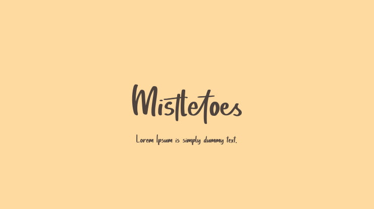 Mistletoes Font