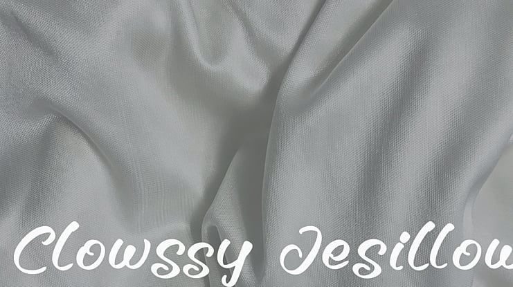 Clowssy Jesillow Font