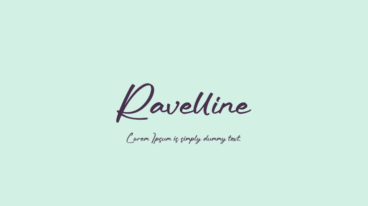 Ravelline Font