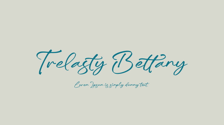 Trelasty Bettany Font