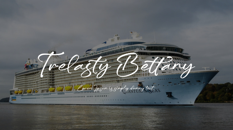 Trelasty Bettany Font