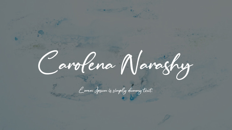 Carolena Narashy Font