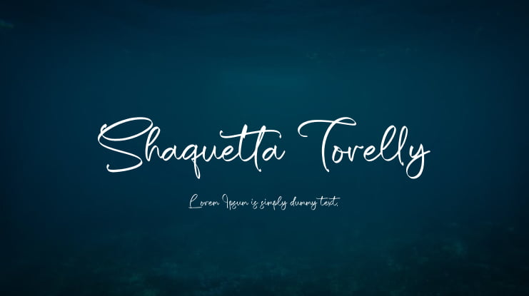 Shaquetta Torelly Font