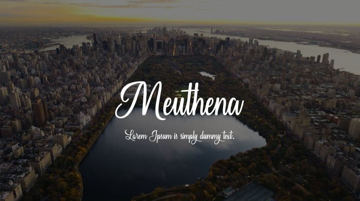 Meuthena Font