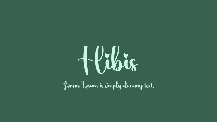 Hibis Font