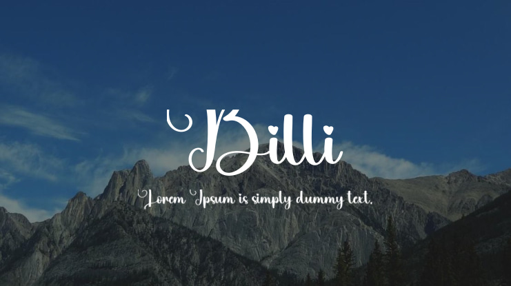 Billi Font