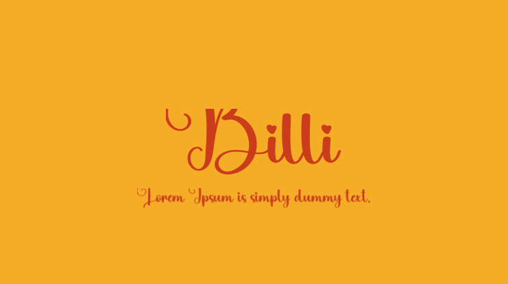 Billi Font