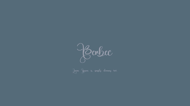 Berbec Font